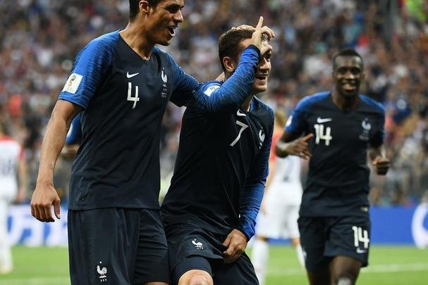 Fotos da final da Copa do Mundo, entre Frana e Crocia, em Moscou 