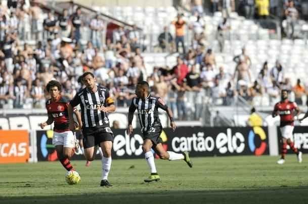 Fotos do jogo entre Atltico e Flamengo no Mineiro