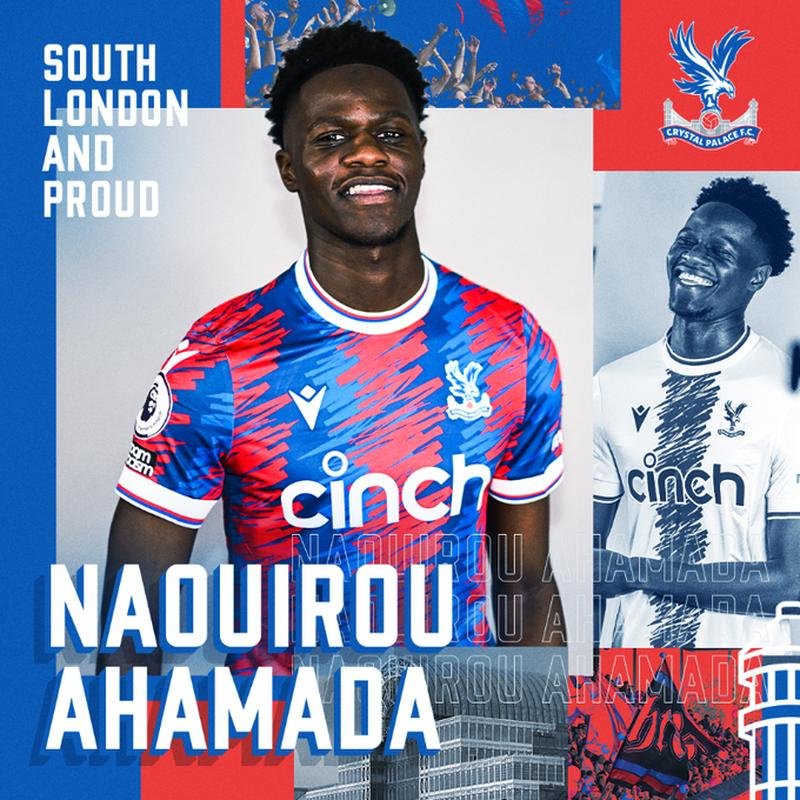 Crystal Palace anunciou a contratao de Naouirou Ahamada