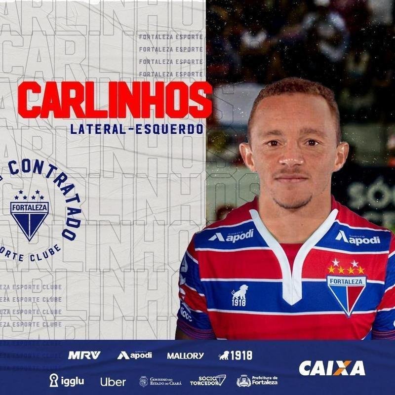 O Fortaleza anunciou a contratao do lateral-esquerdo Carlinhos