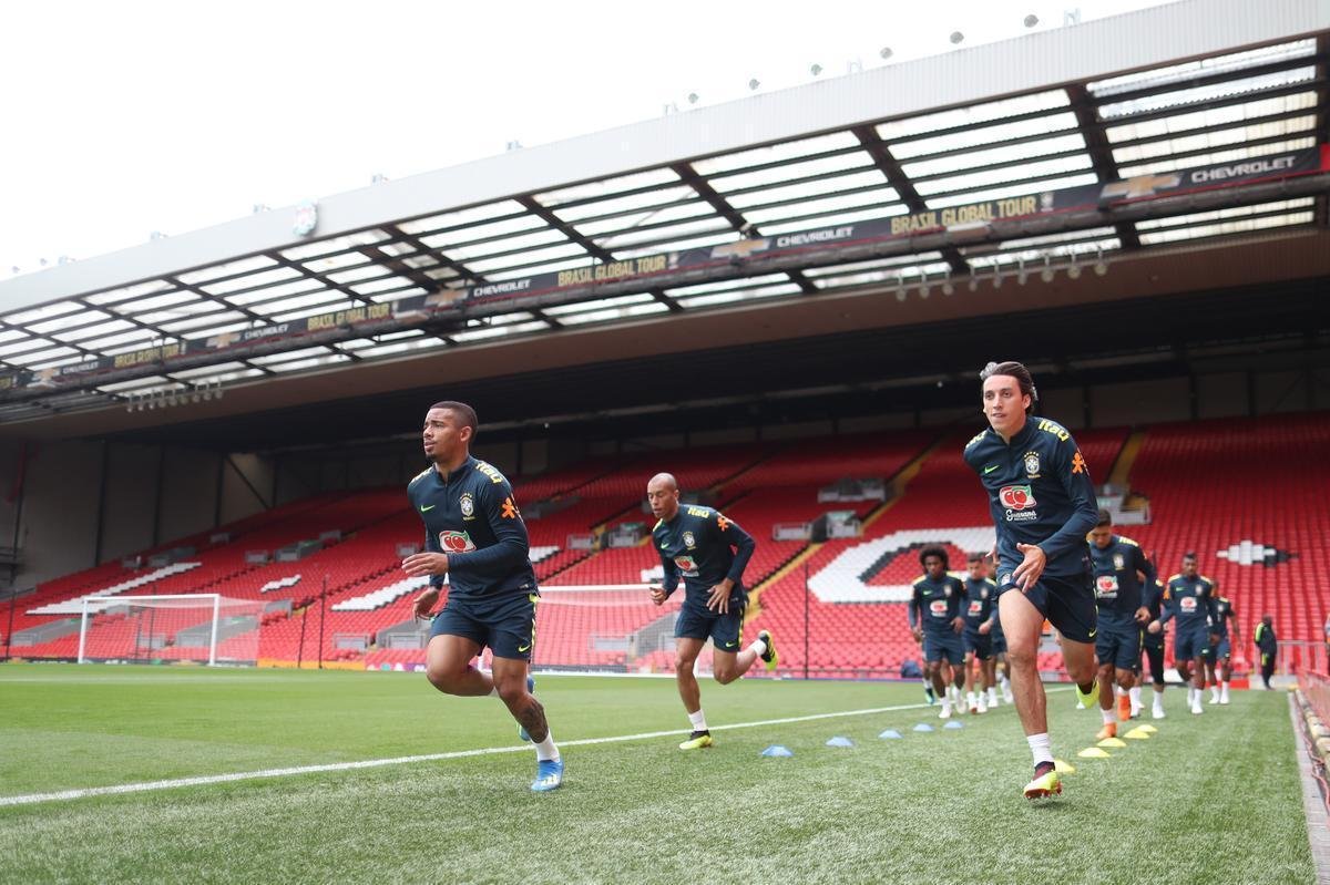 Veja imagens do último treino do Brasil antes do amistoso contra a Croácia