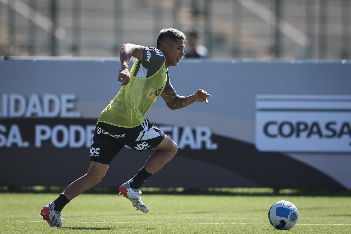 Fotos do treino do Atltico neste domingo, na Cidade do Galo