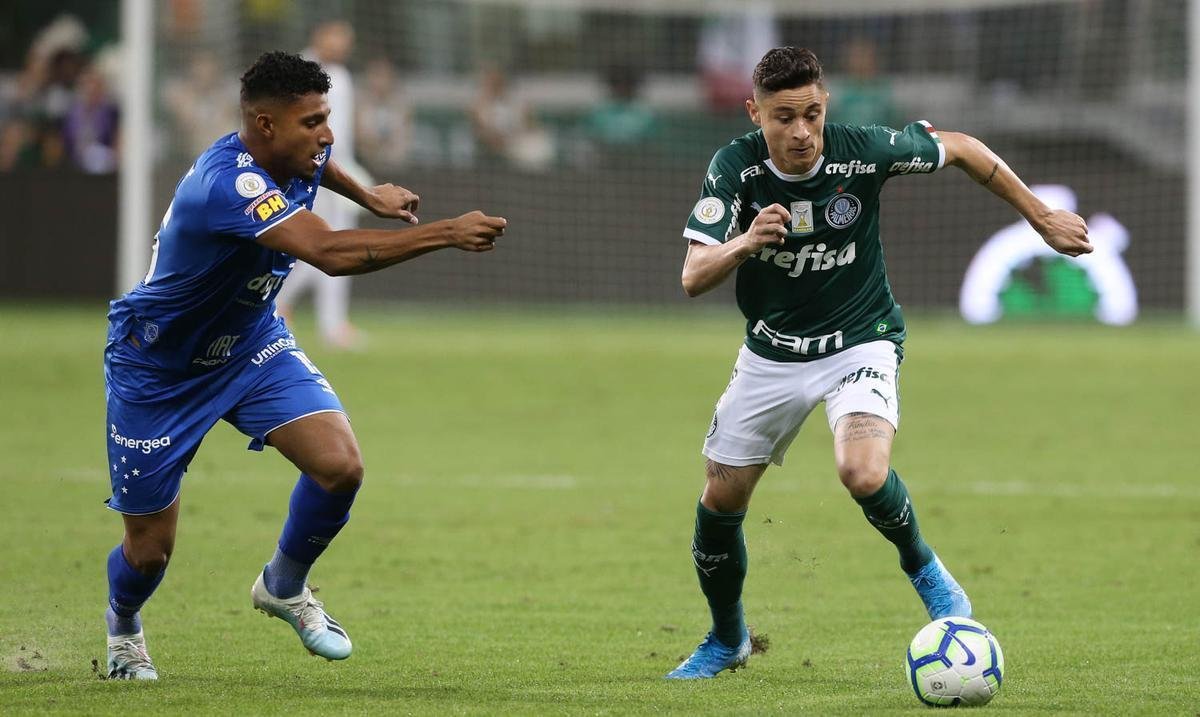Gol de Bruno Henrique, no fim do primeiro tempo, definiu vitria do Palmeiras por 1 a 0 sobre o Cruzeiro