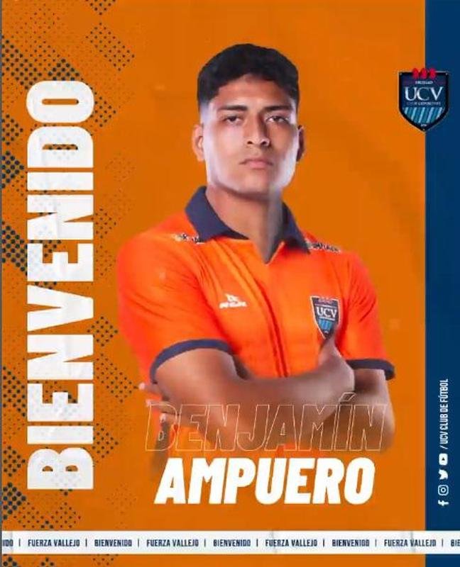 Benjamn Ampuero, zagueiro (Universidad Csar Vallejo-PER)