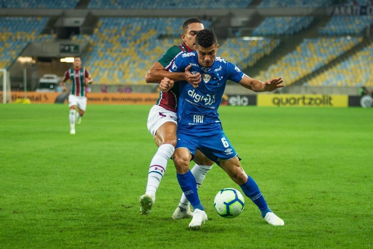 Fotos do duelo entre Fluminense e Cruzeiro, no Maracan, pela ida das oitavas de final da Copa do Brasil 2019