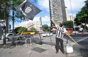 Fotos de Belo Horizonte nesta sexta-feira (03/12), após a comemoração do bicampeonato brasileiro do Atlético.