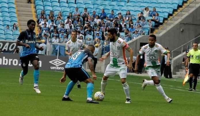 Amrica visitou o Grmio, no Rio Grande do Sul, e saiu derrotado por 3 a 0