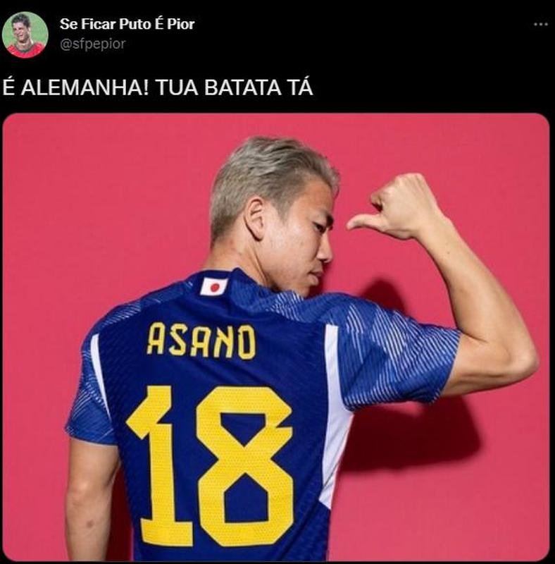 Memes da derrota da Alemanha para o Japo