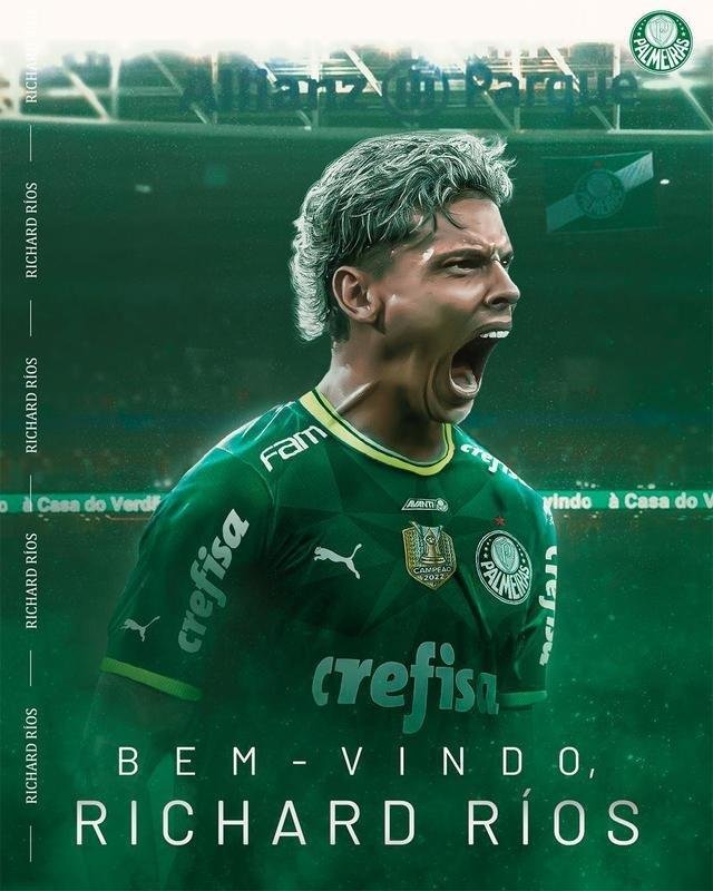 Palmeiras anunciou o meio-campista Richard Ros