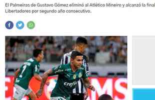 D10, do Paraguai, destaca mais um ano seguido do Palmeiras finalista da Copa Libertadores