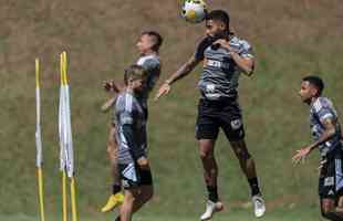 Galo se prepara para o duelo contra o Atltico-GO pelo Campeonato Brasileiro