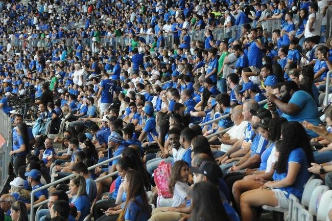 Fotos da torcida do Cruzeiro, no Mineiro, na partida contra a Ponte Preta pela 13 rodada da Srie B do Campeonato Brasileiro. Mineiro recebeu grande pblico mais uma vez