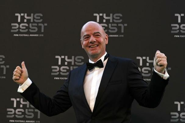 O presidente da Fifa, Gianni Infantino 