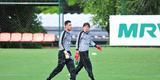 Lauro participou de treino, na Cidade do Galo, junto com o elenco do Atltico pela primeira vez