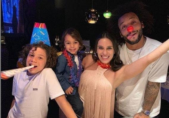 Marcelo também postou foto dos festejos