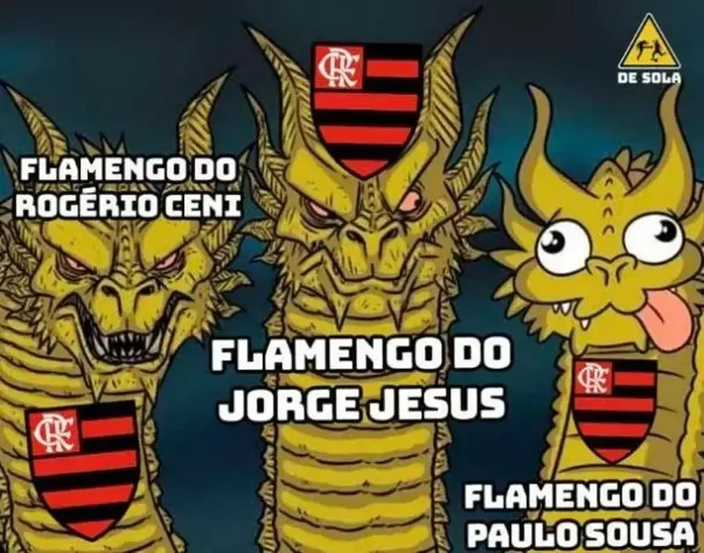 Flamengo virou piada nas redes sociais 
