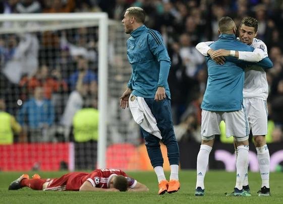 Depois da classificação do Real Madrid, festa merengue e decepção do Bayern no Santiago Bernabéu