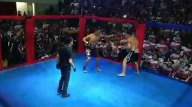 Prefeito do Amazonas decide disputa pol�tica com rival em ringue de MMA