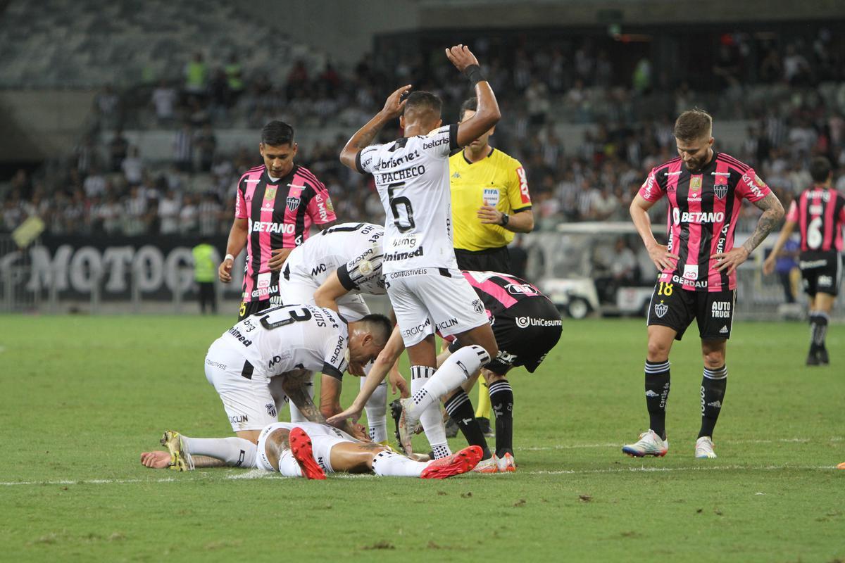 Atltico x Cear: fotos do jogo no Mineiro pelo Brasileiro