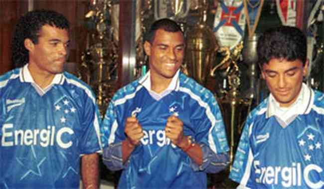 Gonalves, Donizete e Bebeto no Cruzeiro