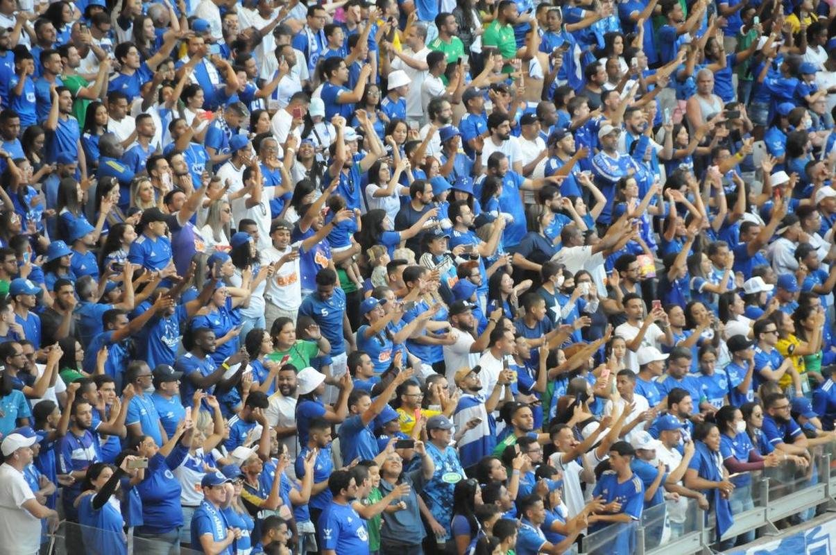 Fotos da torcida do Cruzeiro, no Mineiro, na partida contra a Ponte Preta pela 13 rodada da Srie B do Campeonato Brasileiro. Mineiro recebeu grande pblico mais uma vez