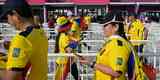 Torcedores do Equador no jogo de abertura da Copa do Mundo