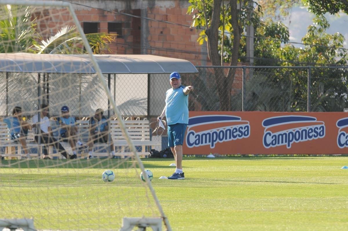 Fotos do treino do Cruzeiro desta quarta-feira, 2 de outubro, na Toca da Raposa II