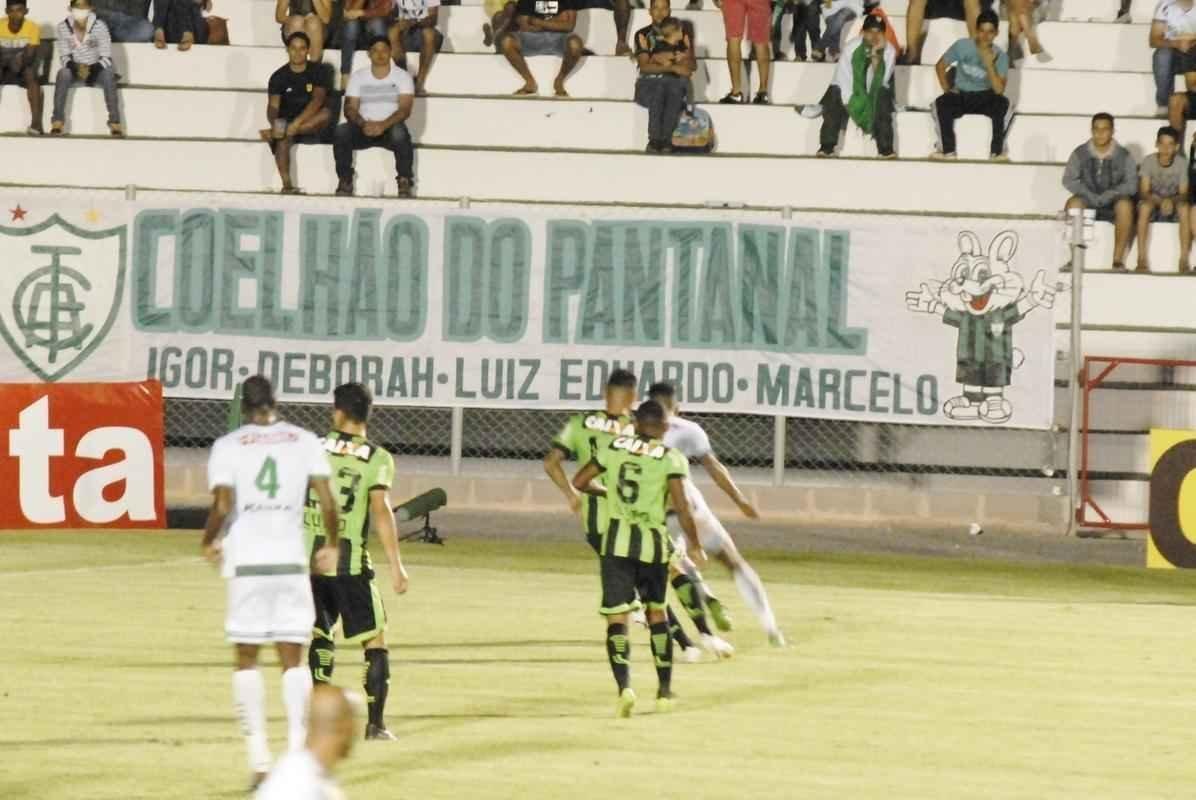 Amrica goleou Luverdense no Passo das Emas com gols de Renan Oliveira, Luan e Neto Moura