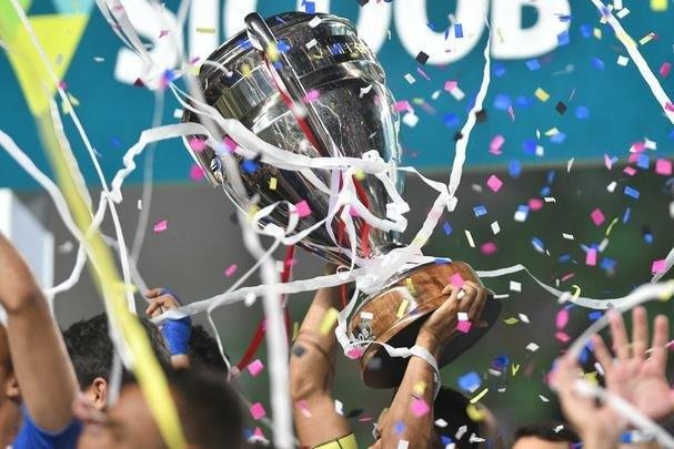 Fotos da festa do Cruzeiro aps a conquista do bicampeonato mineiro sobre o Atltico