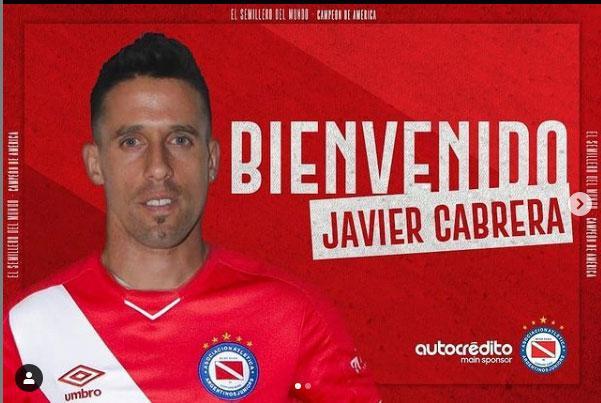 Javier Cabrera, atacante (Argentinos Juniors, da Argentina)