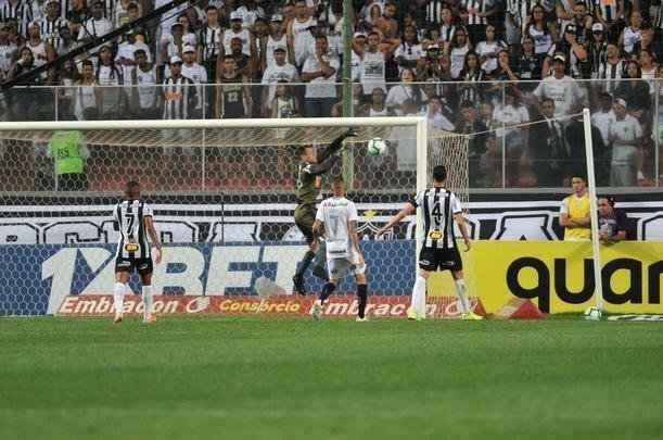 Fotos do jogo entre Atltico e Grmio