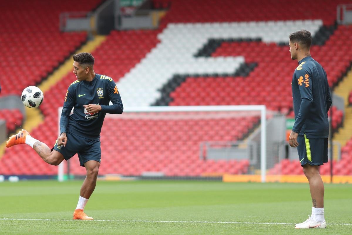 Veja imagens do último treino do Brasil antes do amistoso contra a Croácia