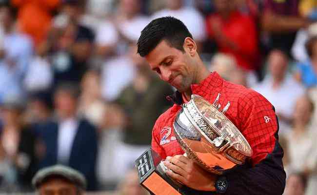 Djokovic celebra seu 23 Grand Slam da carreira