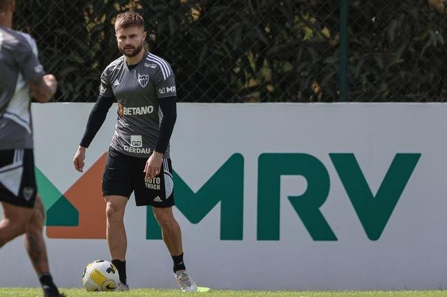 Fotos do �ltimo treino do Atl�tico antes do jogo contra o Botafogo