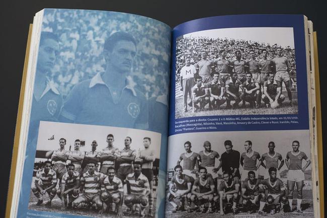 Guerino Isoni, meio-campista das dcadas de 1940 e 1950, foi o primeiro jogador a vestir a camisa 10 do Cruzeiro. (Reproduo do livro 'Guerino Isoni - O primeiro camisa 10 do Cruzeiro')