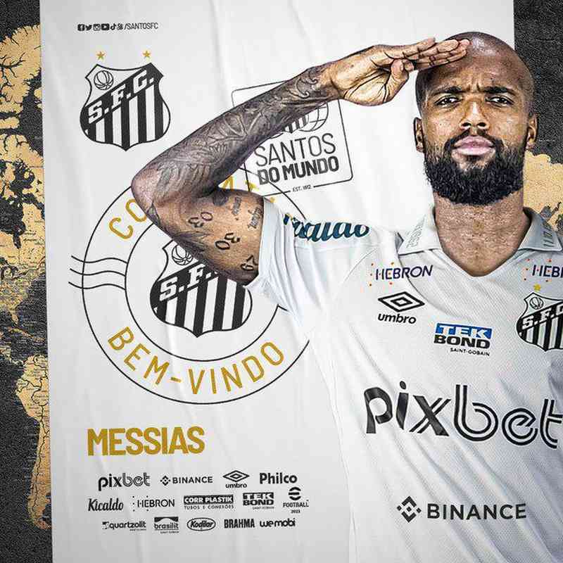 Santos anunciou o zagueiro Messias