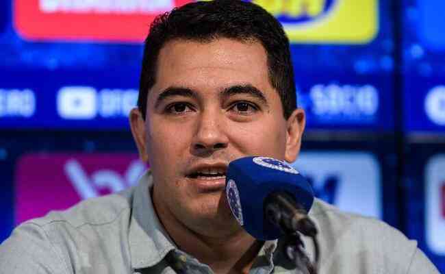 Pedro Martins explicou planos do Cruzeiro para 2023