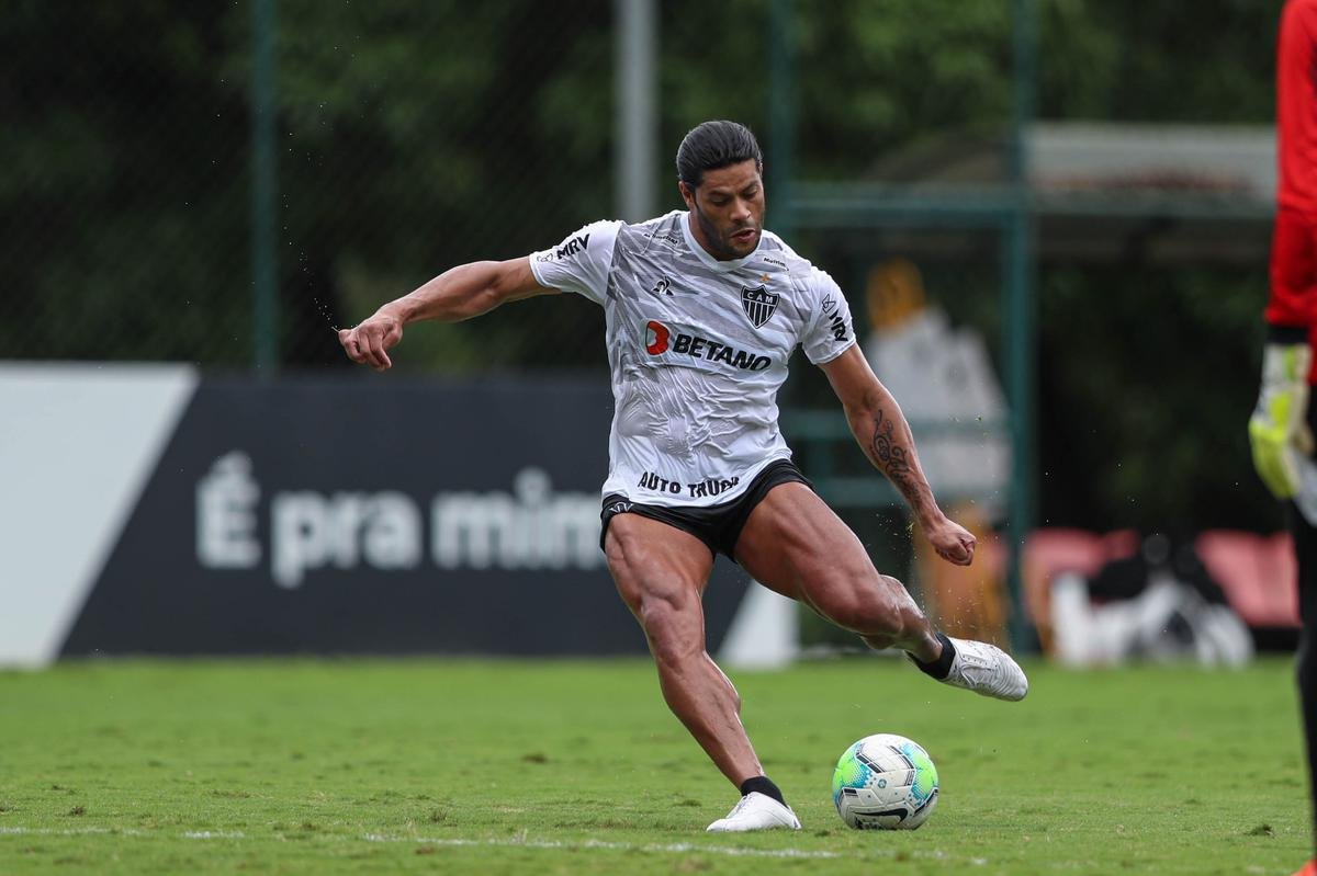 Fotos do último treino do Atlético antes do jogo contra o Bahia