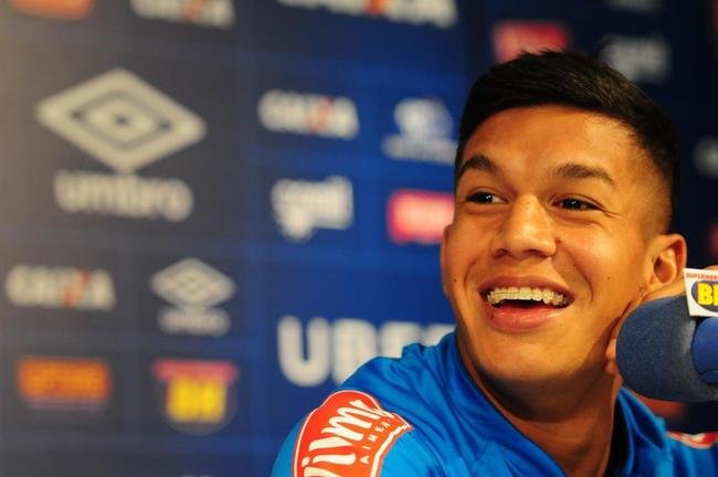 Lucas Romero pelo Cruzeiro na temporada 2017