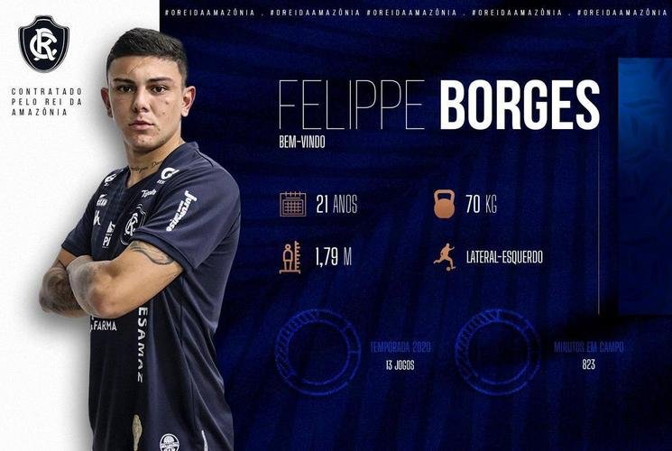 Felippe Borges, lateral-esquerdo (Remo)