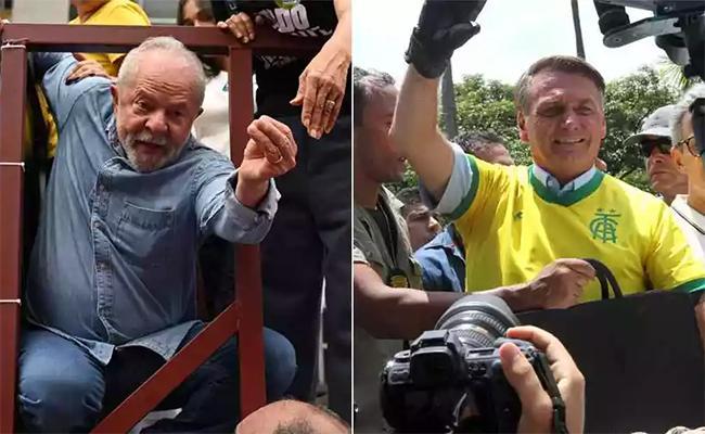 Lula e Bolsonaro disputam a presidência