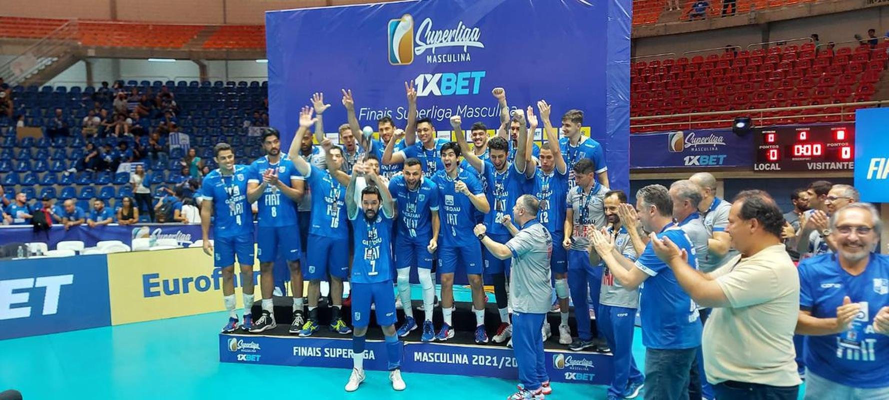 Com derrota para o Cruzeiro por 3 sets a 0, o Minas ficou com o vice-campeonato da Superliga