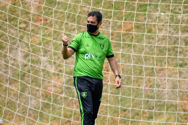 Treino do Amrica realizado nesta tera-feira (26/10) no CT Lanna Drumond, em Belo Horizonte