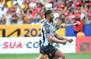 Nacho abriu o placar para o Atlético na final da Supercopa: 1 a 0