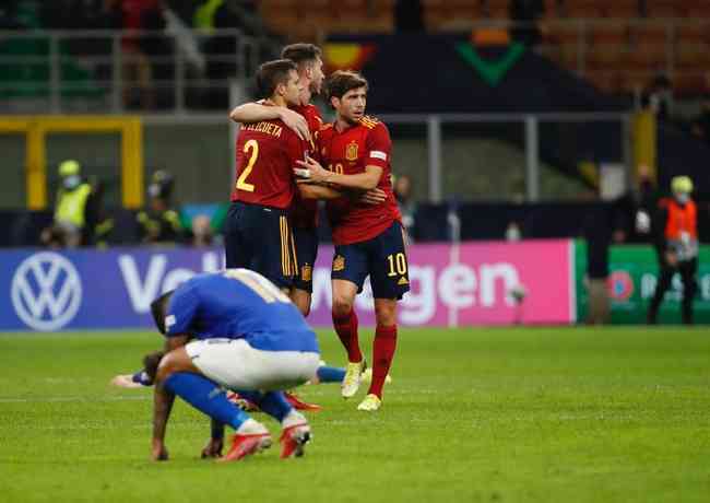 Espanha derrota a Itlia por 2 a 1 e avana  final da Liga das Naes