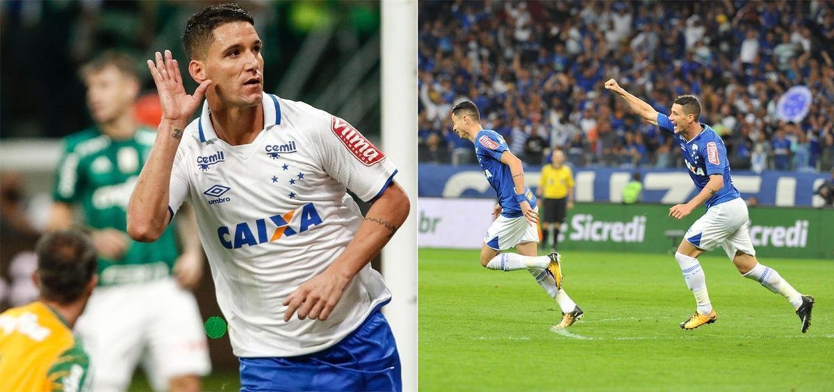 JUNHO e JULHO: Em jogo histrico, pelas quartas de final da Copa do Brasil, Cruzeiro abriu 3 a 0 contra o Palmeiras no primeiro tempo, em jogo no Allianz Parque, e sofreu empate na segunda etapa. No jogo da volta, o time de Mano Menezes sofreu gol no incio da segunda etapa, que significava a eliminao celeste, mas conseguiu se recuperar e, com gol de Diogo Barbosa, a Raposa se classificou para a semi da Copa do Brasil.