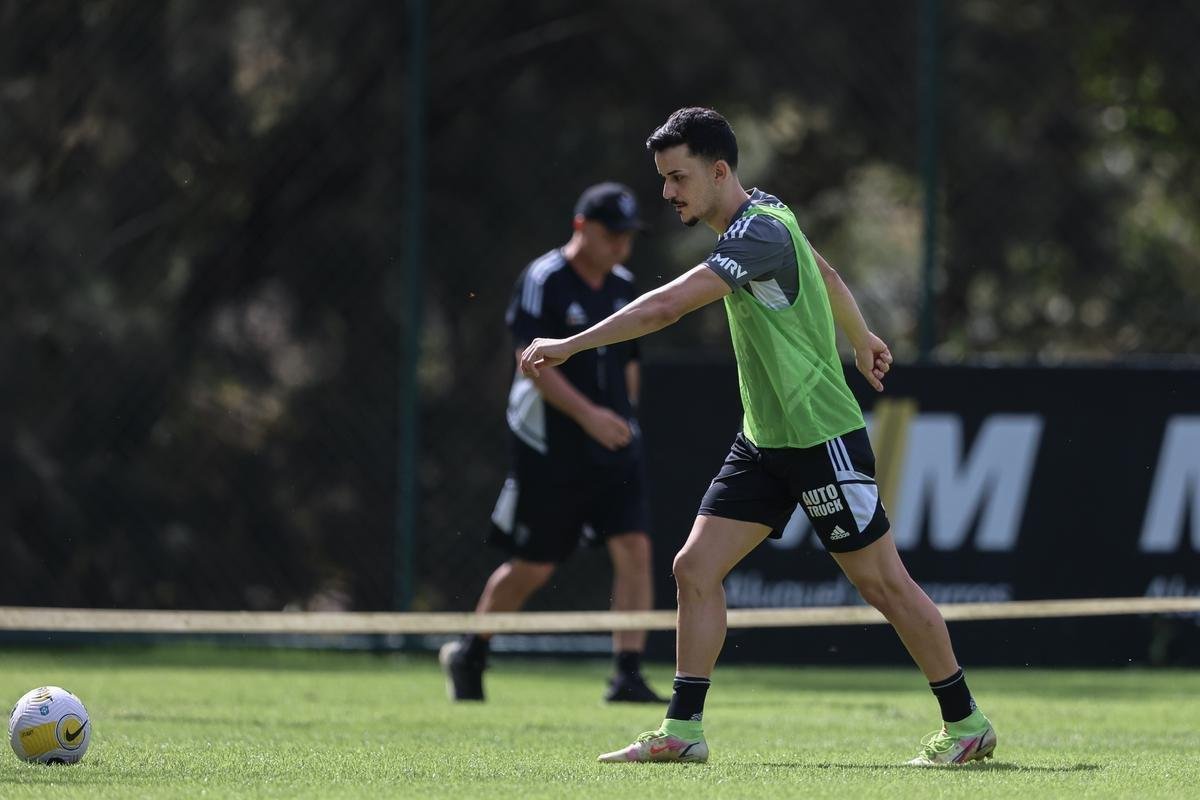 Fotos do ltimo treino do Atltico antes do jogo contra o Botafogo