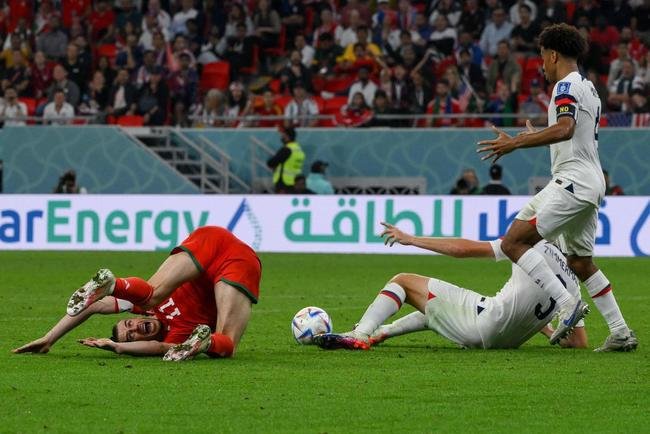 Fotos do jogo entre Estados Unidos e Pas de Gales no Estdio Ahmad bin Ali, pelo Grupo B da Copa do Mundo, no Catar