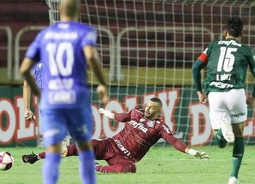 Em desvantagem após expulsão no primeiro tempo, Verdão sai no 1 a1 