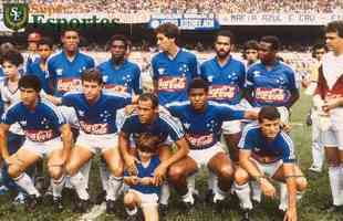Cruzeiro vice-campeão da Supercopa dos Campeões da Libertadores de 1988: Dinho, Paulo Isidoro, Gilmar Francisco, Genilson, Wladimir e Pereira; Betinho, Heriberto, Hamilton, Careca e Édson